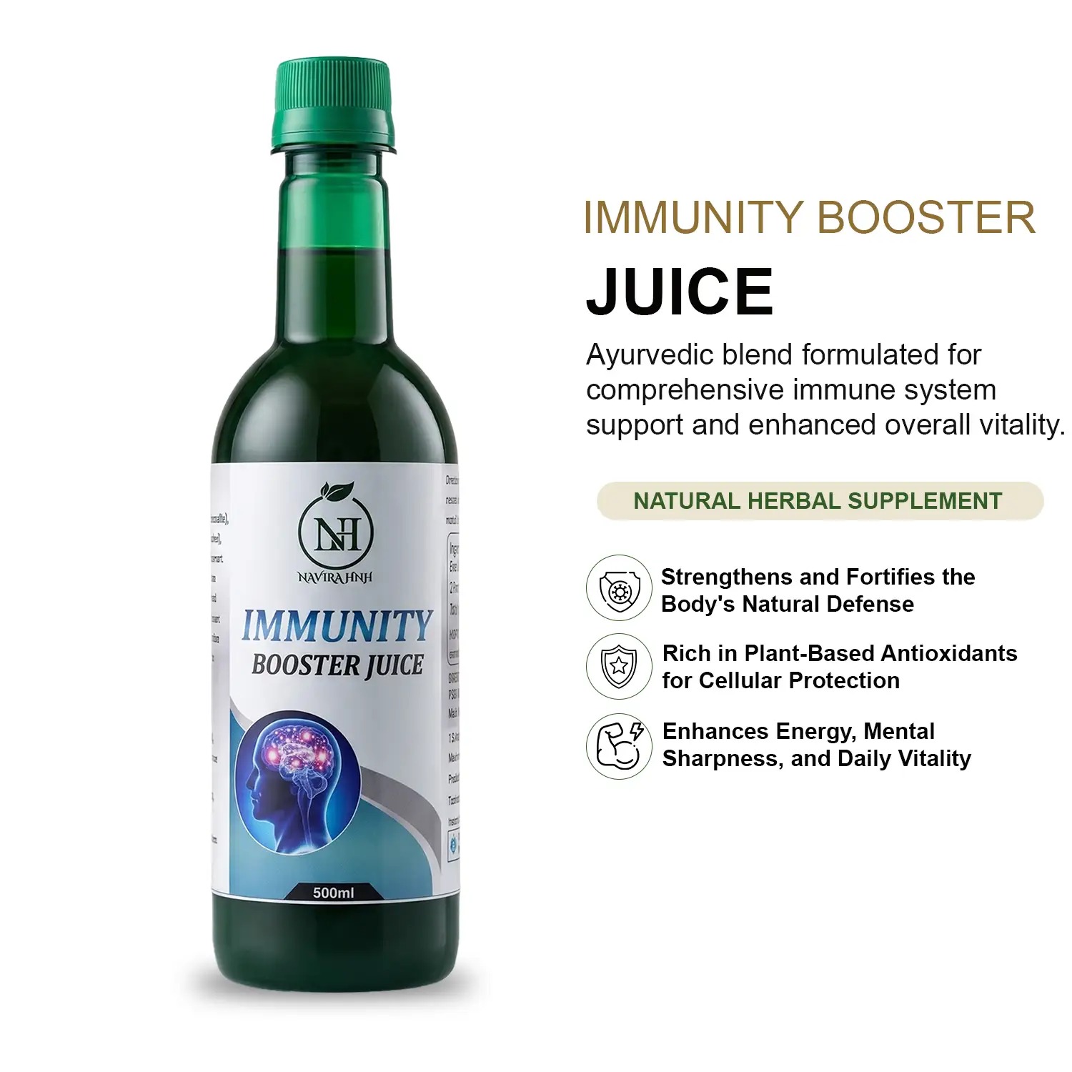 Immunity Booster Juice | Herbal Wellness Tonic for Everyday Vitality | Ready-to-Drink